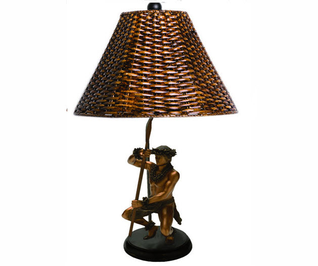 kekoa Warrior Lamp 24 inch By Kim Taylor Reece | #ktr696933144173 kekoa Warrior Lamp 24 inch By Kim Taylor Reece | #ktr696933144173